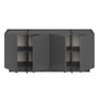 Nordure Consola Antracita y Negro